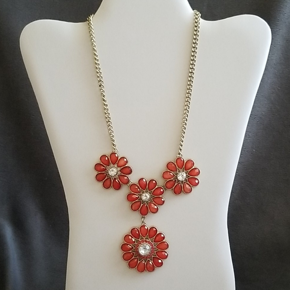 Flower Statement Necklace